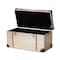 Baxton Studio Bechet Silver Metal Storage Trunk 154-9188 - alternate 7